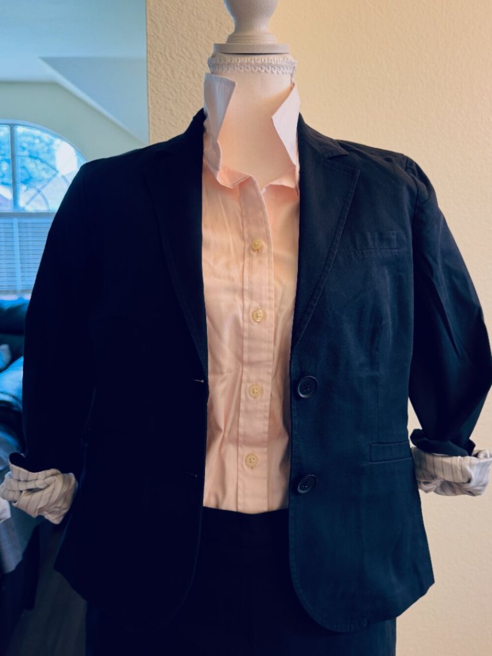 Beautiful & Classy J.Crew Dark Navy Skirt Suit, Size 4